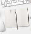 Notepad on Desk