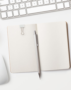 Notepad on Desk