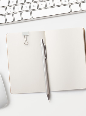 Notepad on Desk