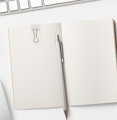 Notepad on Desk