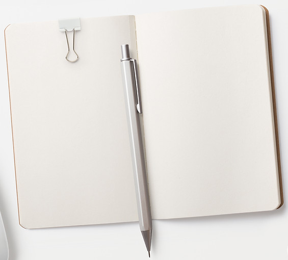 Notepad on Desk