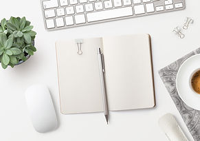 Notepad on Desk