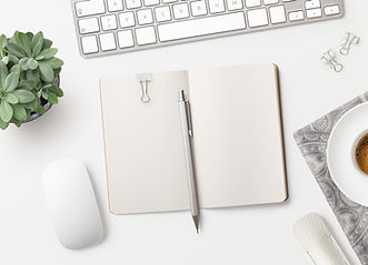 Notepad on Desk