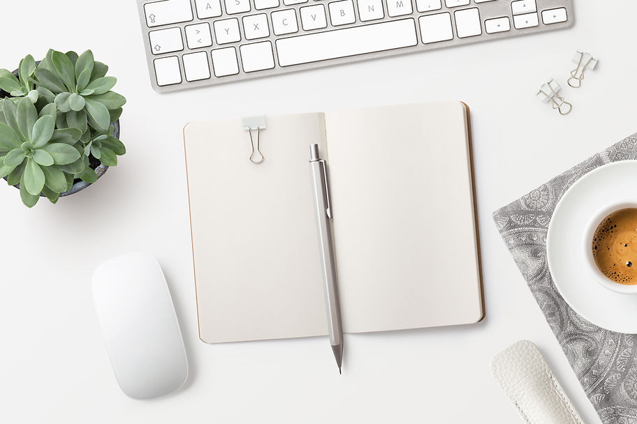 Notepad on Desk