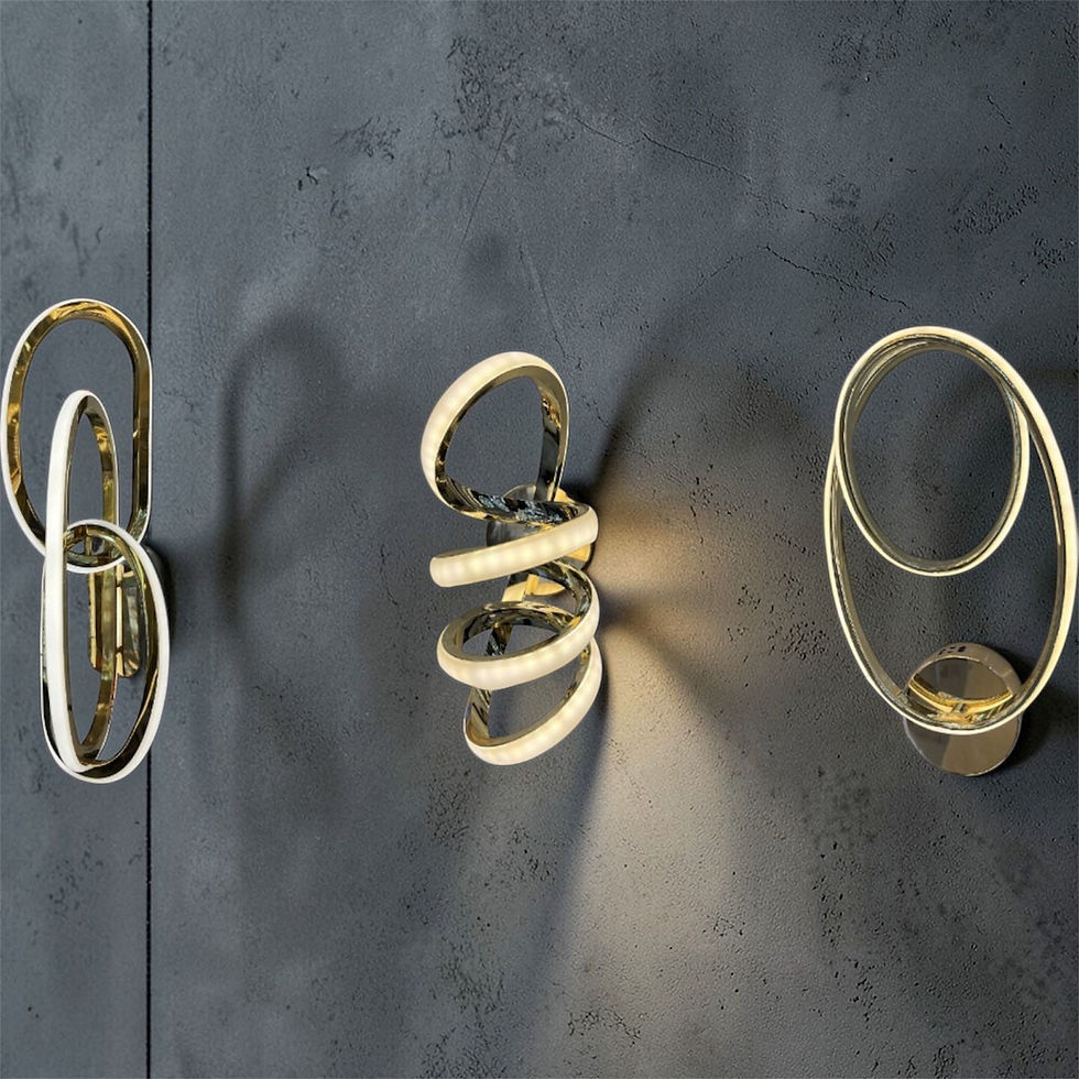 Miniatura: Apliques De Pared Modernos Con Formas