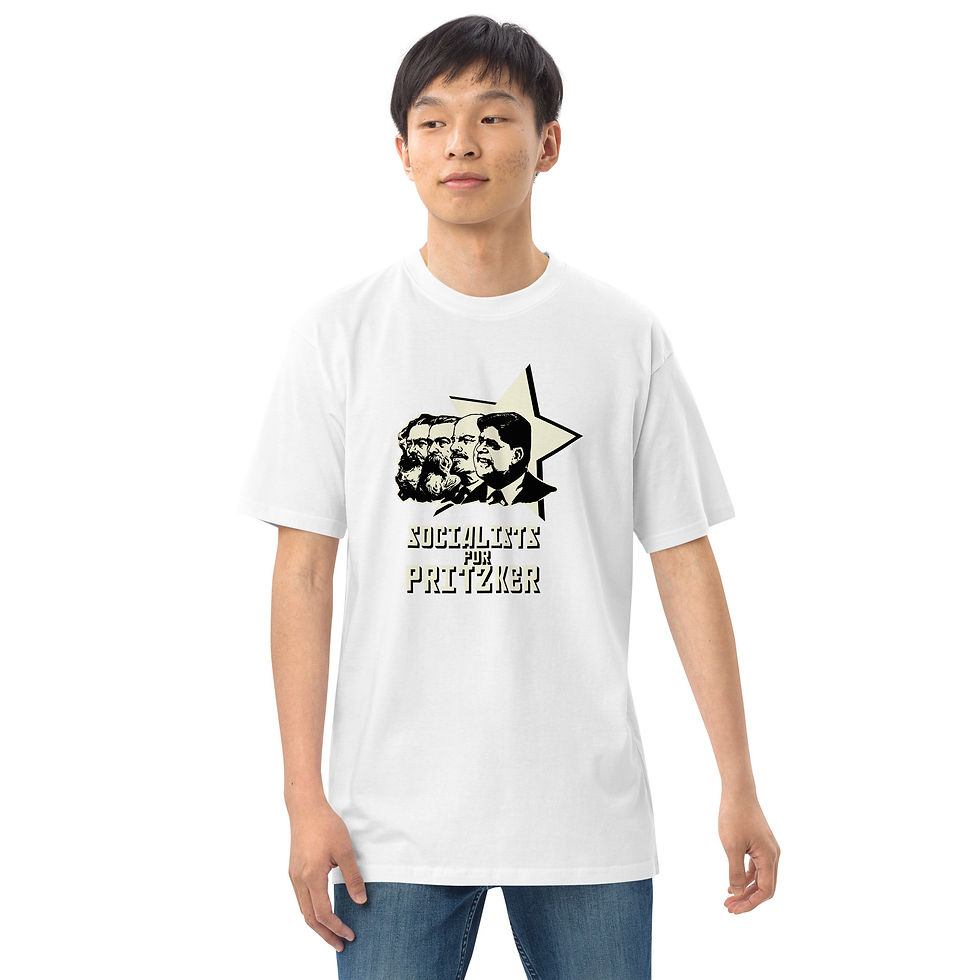 Thumbnail: Socialists for Pritzker - Tee