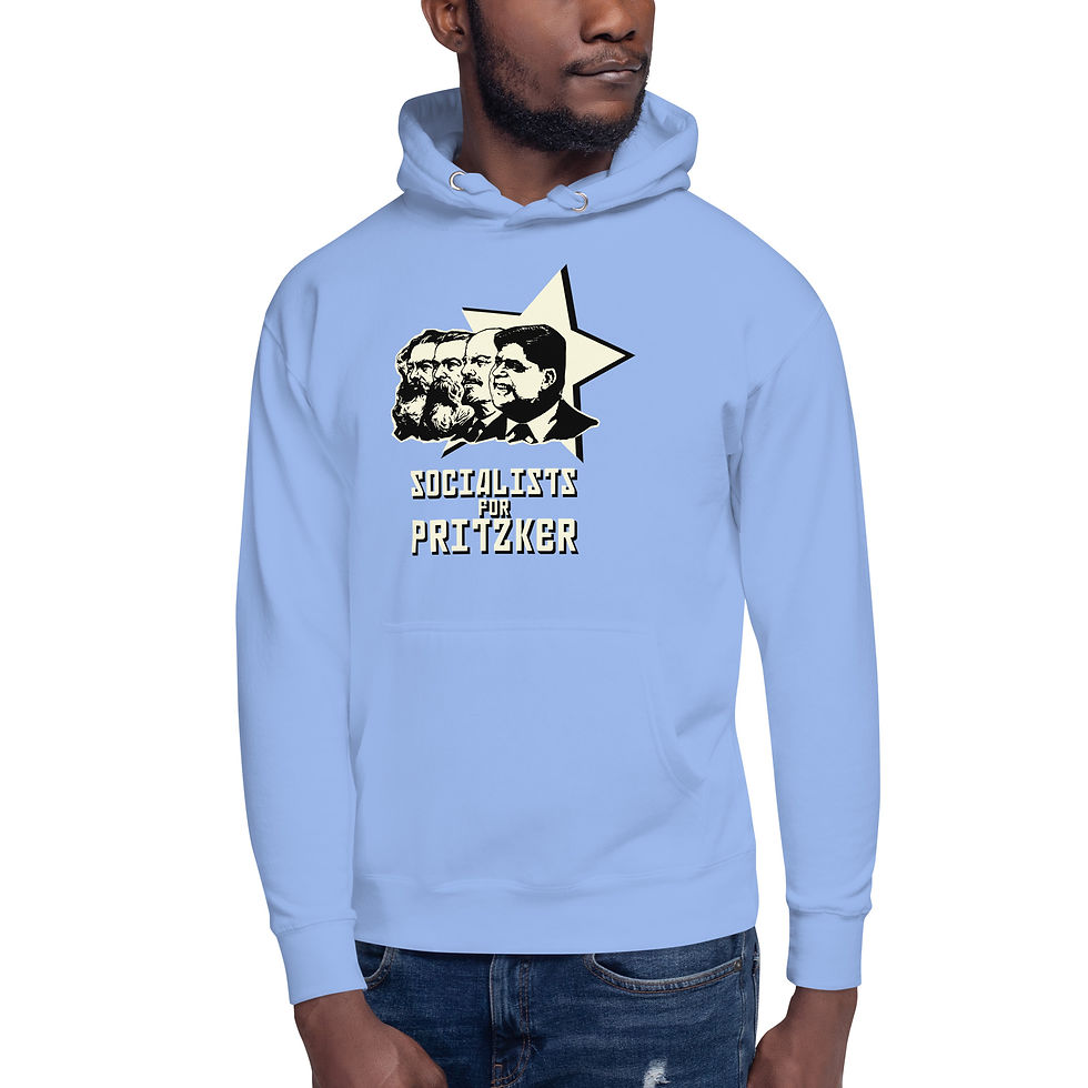 Thumbnail: Socialists for Pritzker - Unisex Hoodie