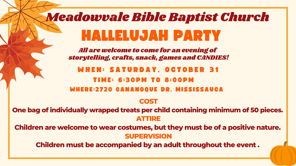 Hallelujah Party 2026