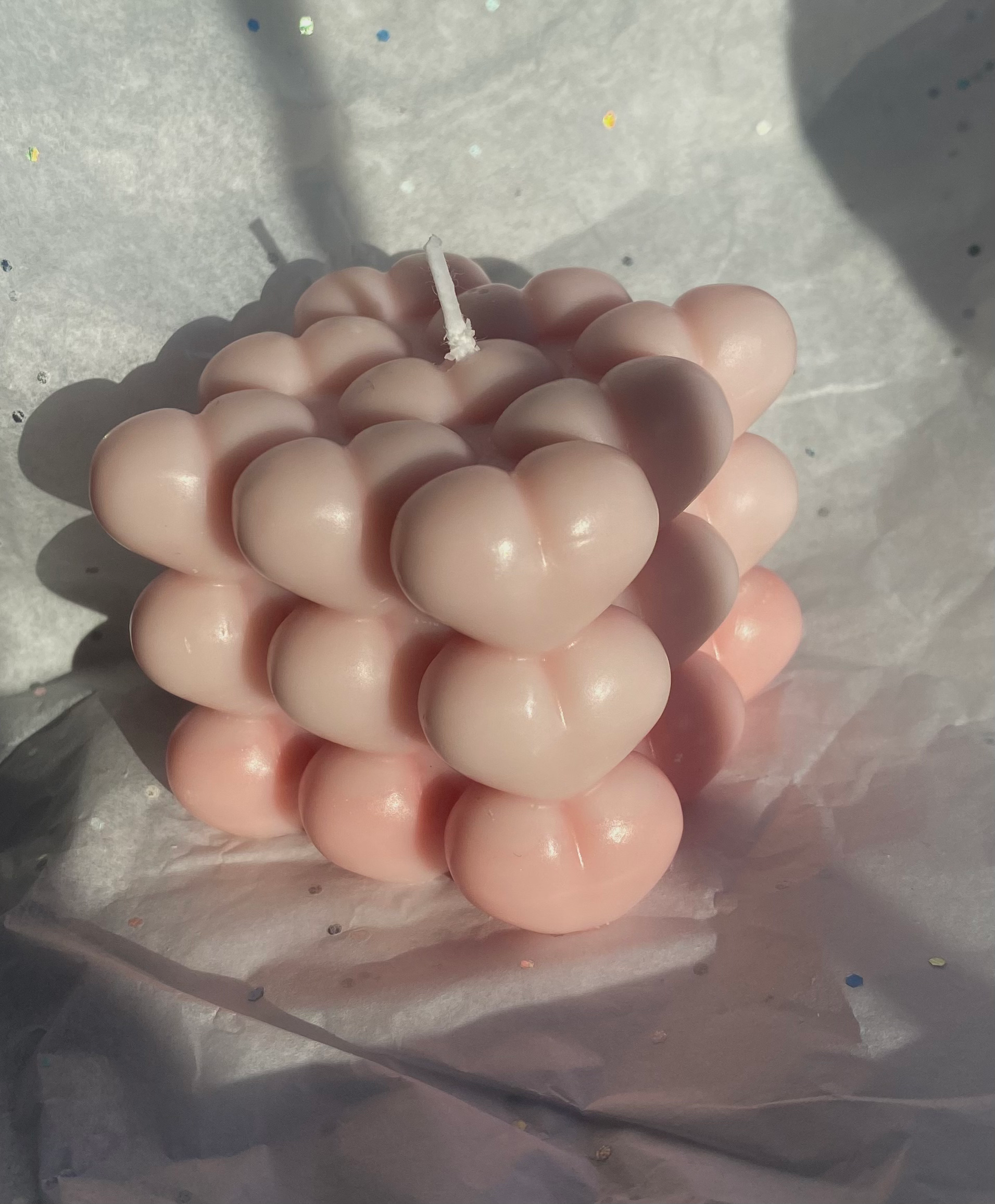 HEART BUBBLE CANDLE