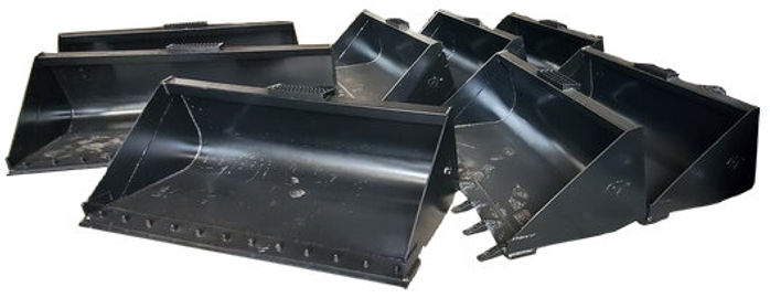 Skid steer buckets