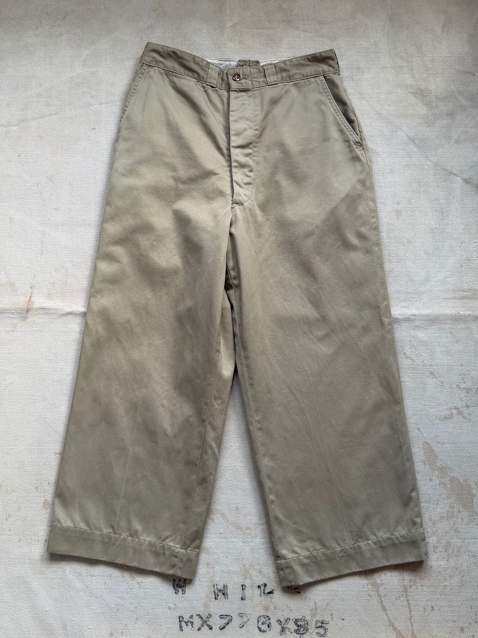 섬네일: 50’s US ARMY KHAKI TROUSERS 