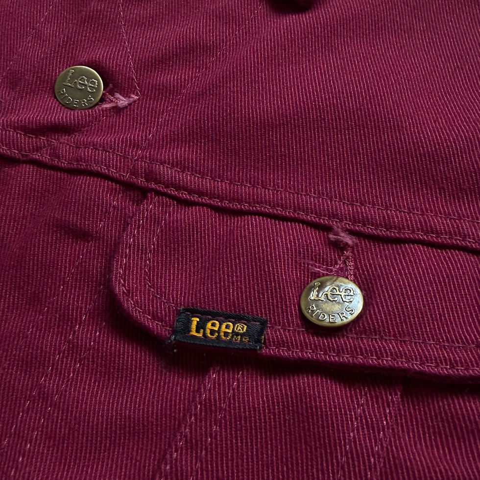 Thumbnail: 80’s LEE 220 JACKET MADE IN U.S.A. "BURGUNDY COLOR"