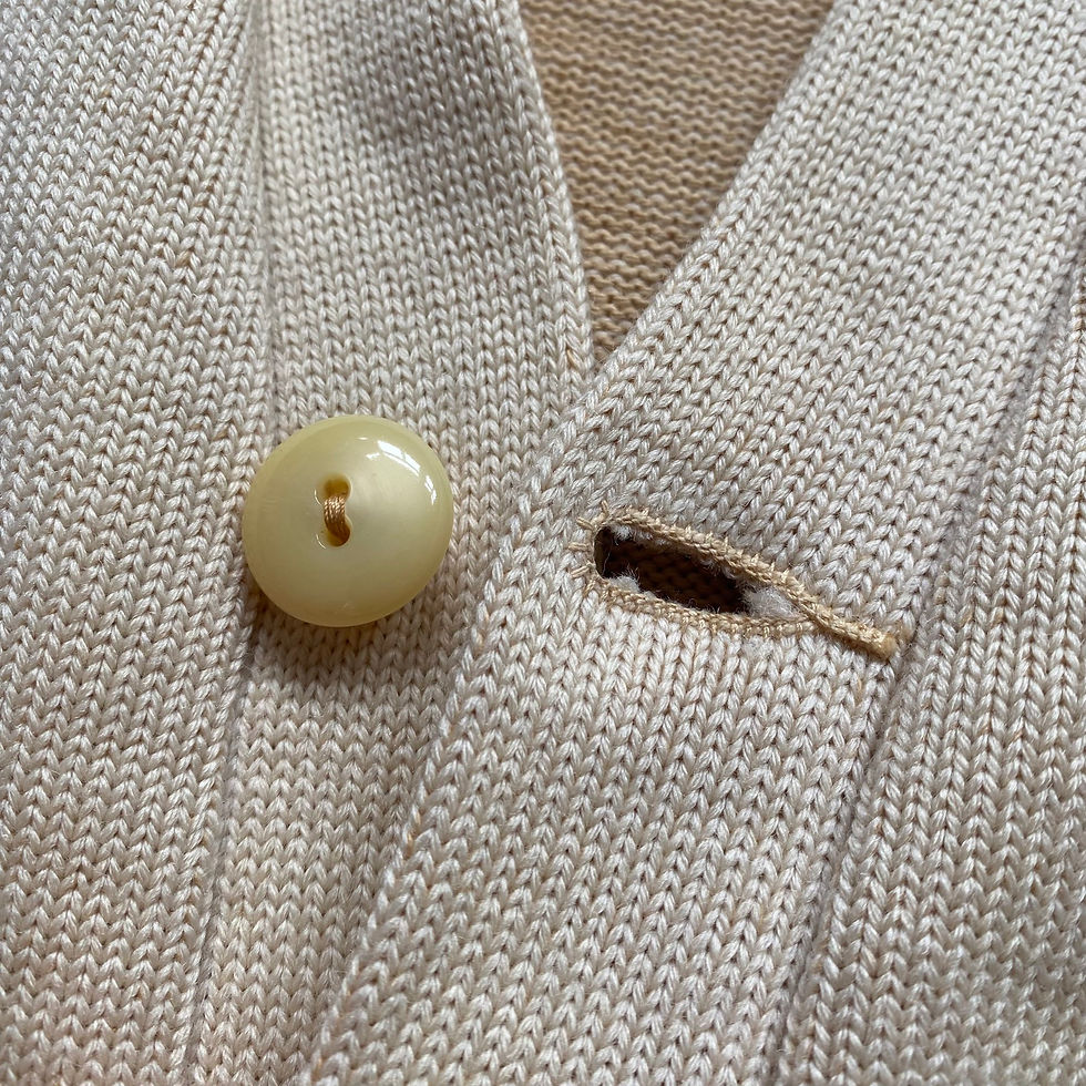 Miniaturbild: 60’s WHITING VARSITY KNIT WOOL CARDIGAN 