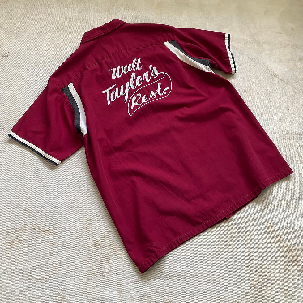 縮圖：60’s HILTON BOWLING SHIRT WITH EMBROIDERY 