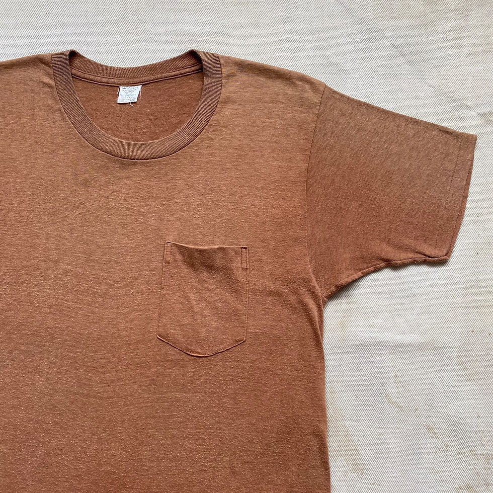 Thumbnail: 70-80’s MATT ANDREWS PLAIN POCKET T-SHIRT MADE IN U.S.A.