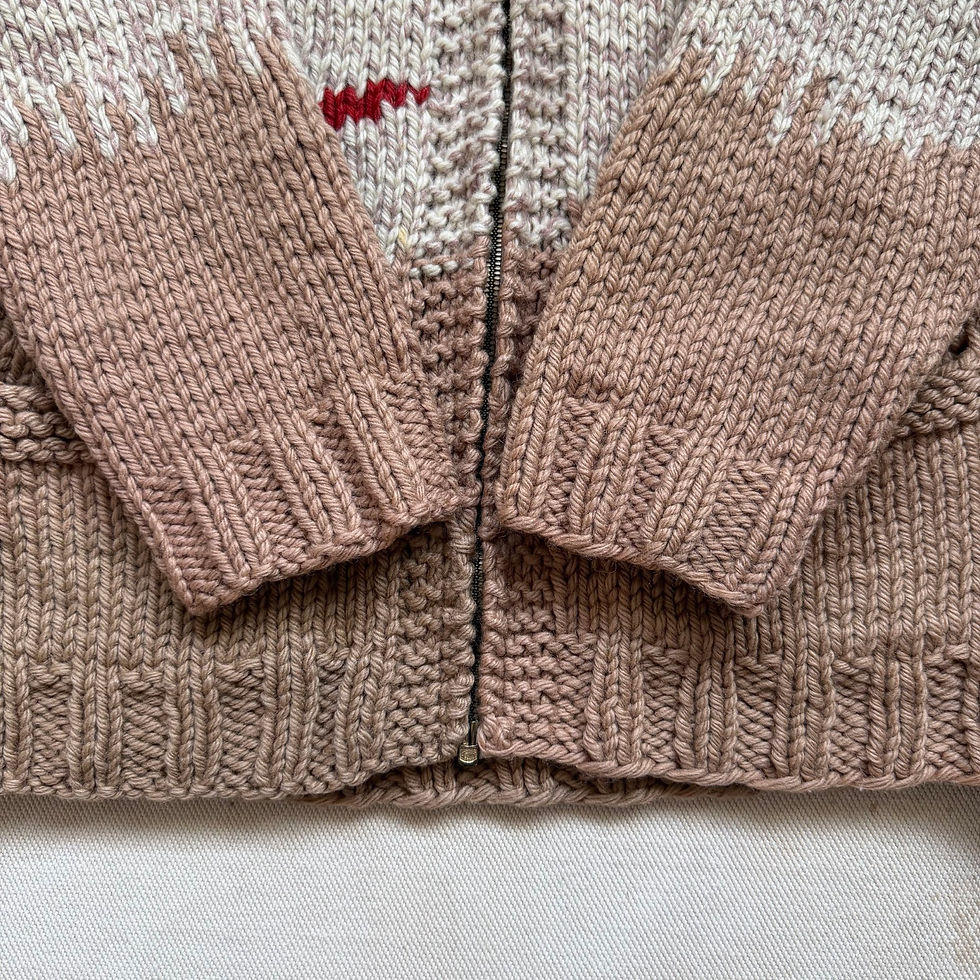 縮圖：60’s COWICHAN KNIT SWEATER PHEASANT HUNTER PATTERN 