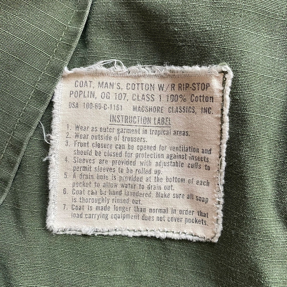 縮圖：60’s US ARMY JUNGLE FATIGUE JACKET