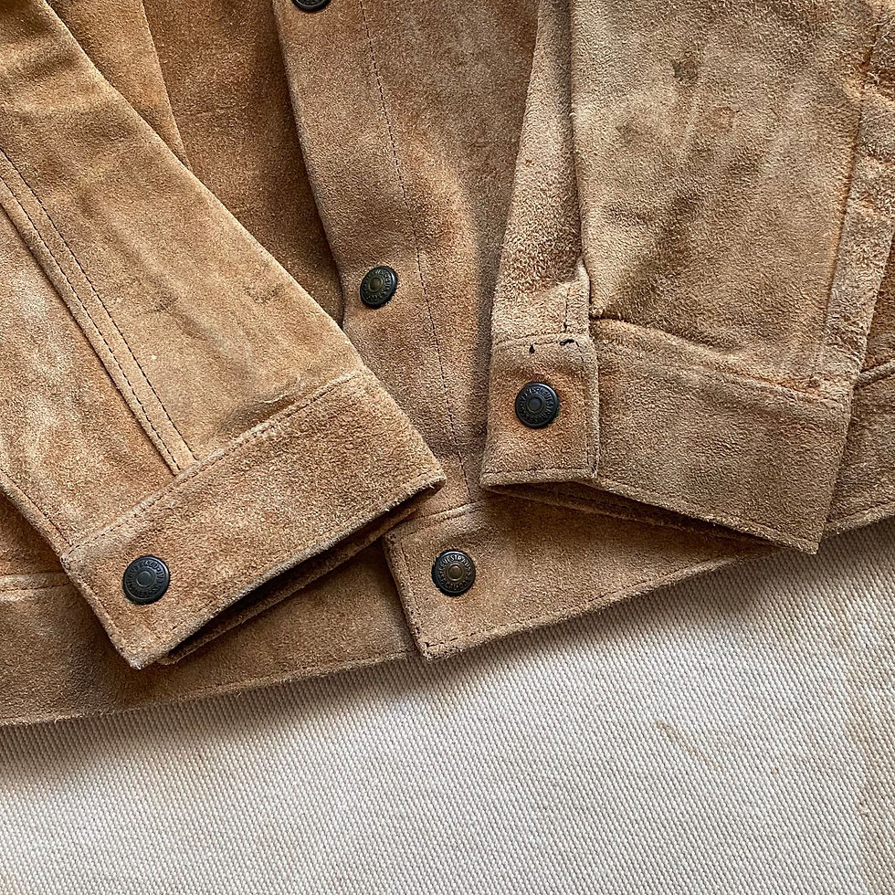 Miniaturbild: LATE 60’s - EARLY 70’s LEVI’S 70505 BIG E SUEDE JACKET