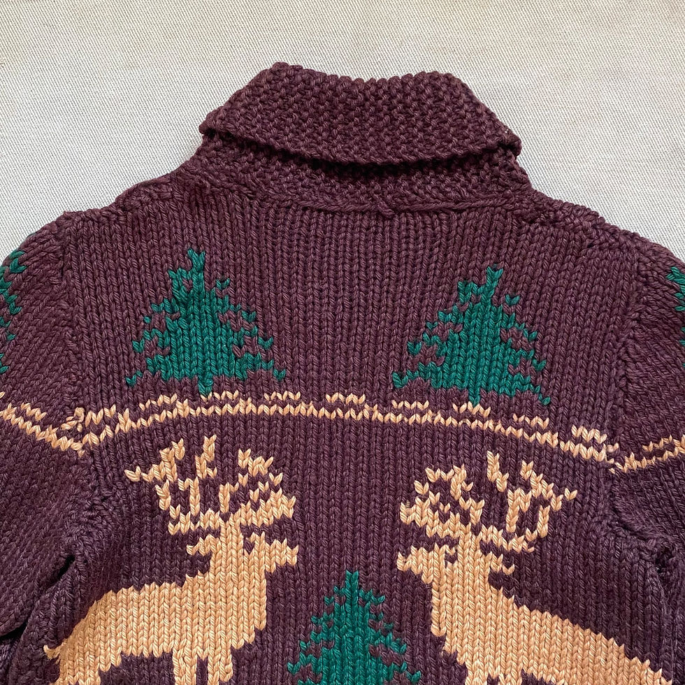 섬네일: 60’s UNKNOWN BRAND COWICHAN KNIT SWEATER