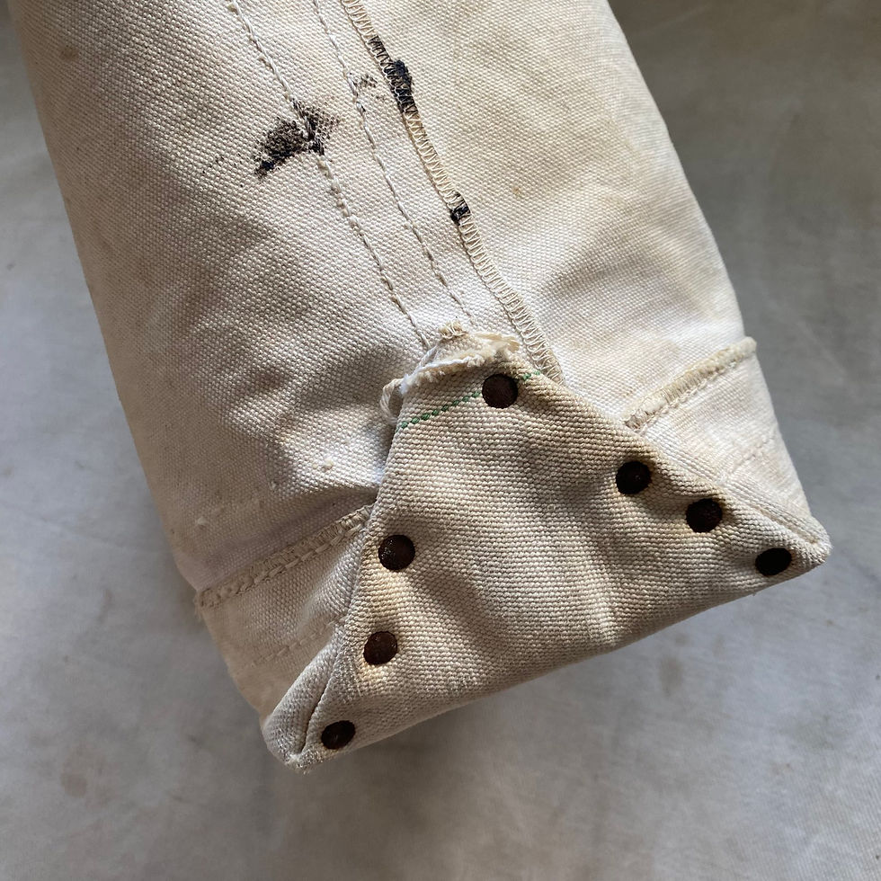 Miniaturbild: OLD UNKNOWN BRAND CANVAS TOOL BAG 