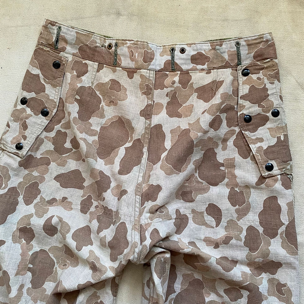 섬네일: 40’s WWII USMC P-44 FROGSKIN TROUSERS