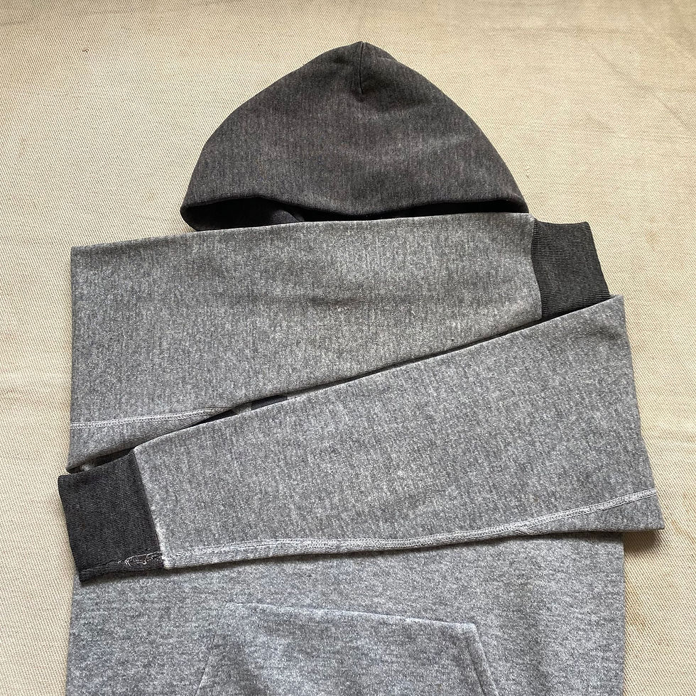 縮圖：70-80’s NIKE BLOCK LETTER LOGO WATER PRINT TWO TONE SWEAT PARKA
