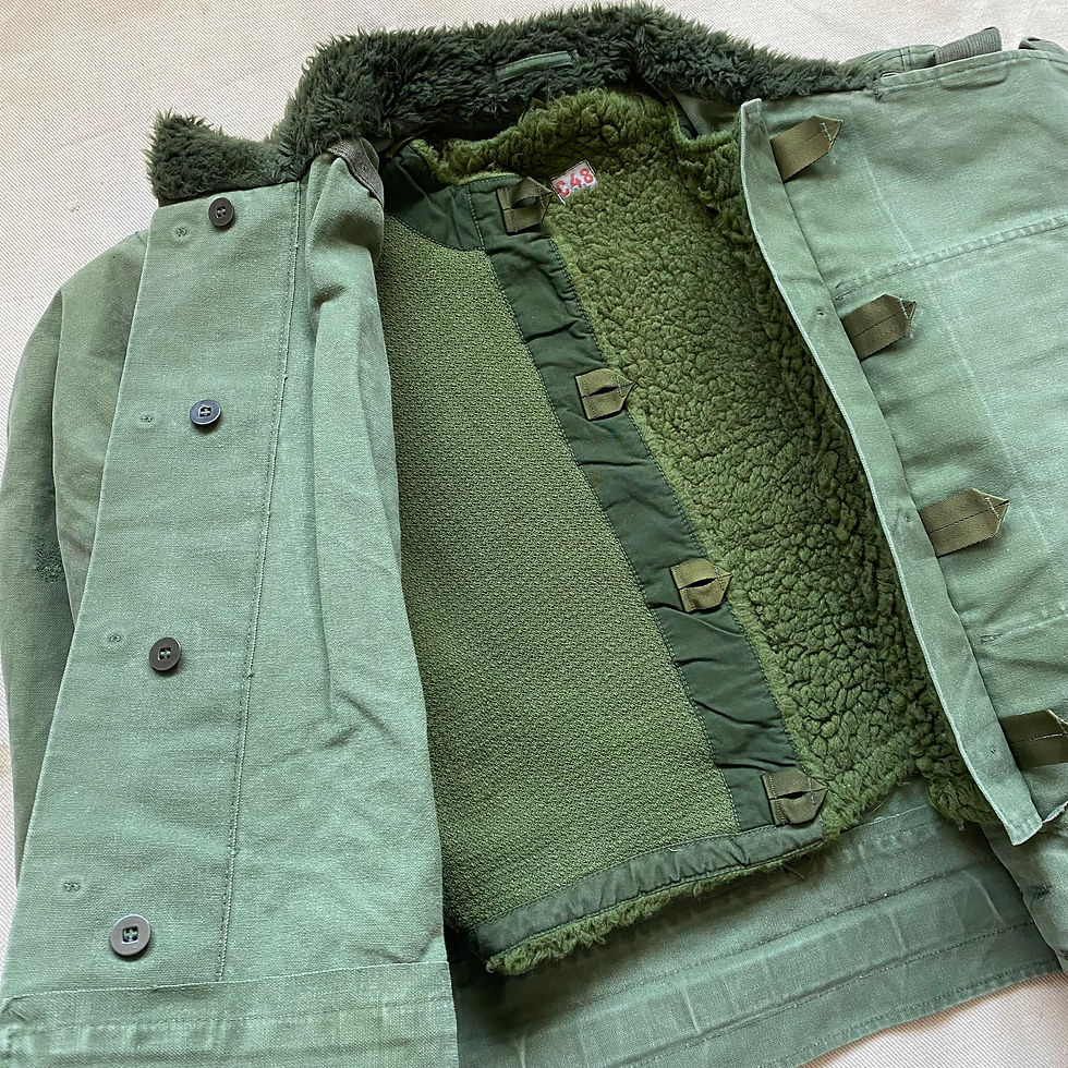 Miniaturbild: 60’s SWEDISH ARMY MOTORCYCLE JACKET 