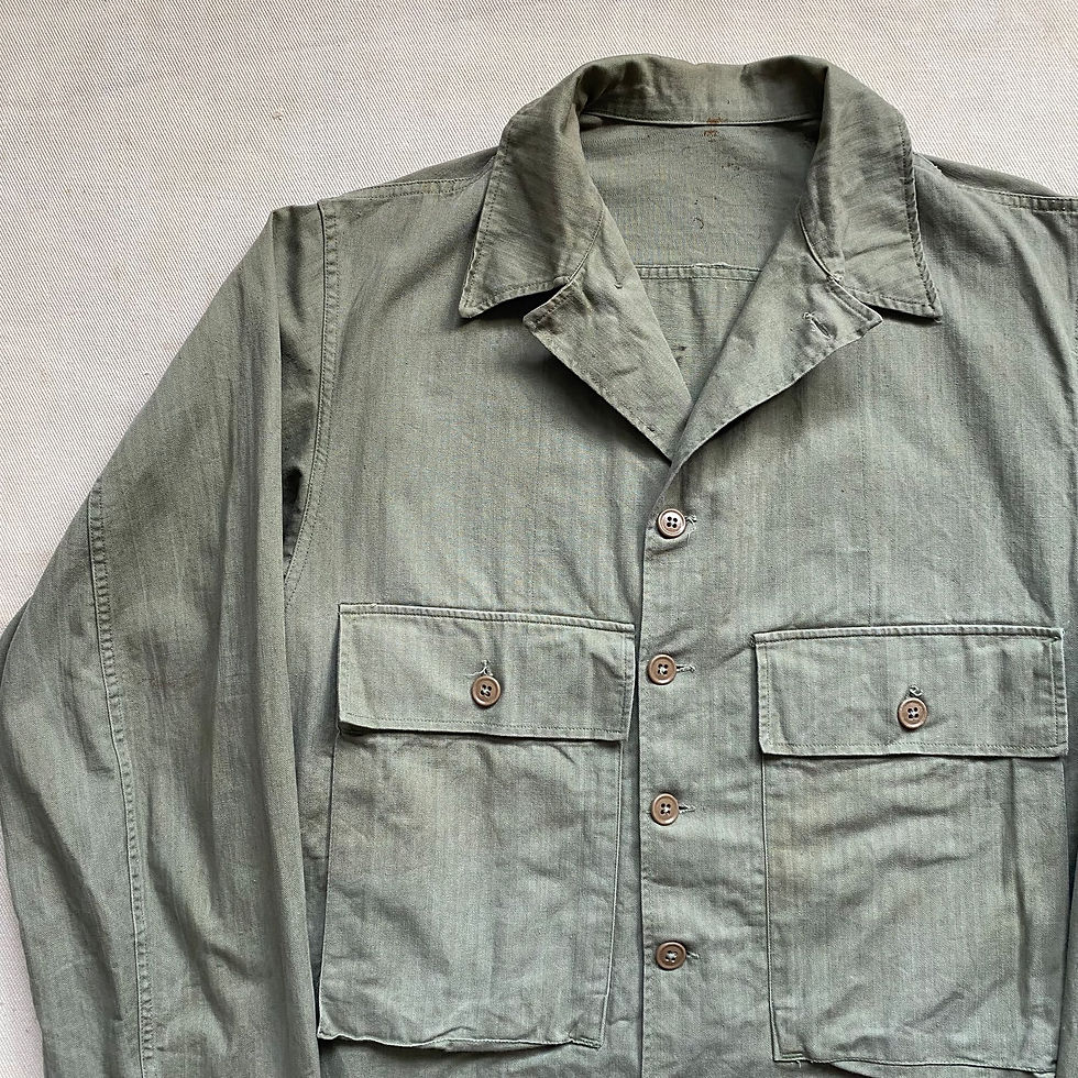 섬네일: 40’s US NAVY HBT JACKET WITH STENCIL 