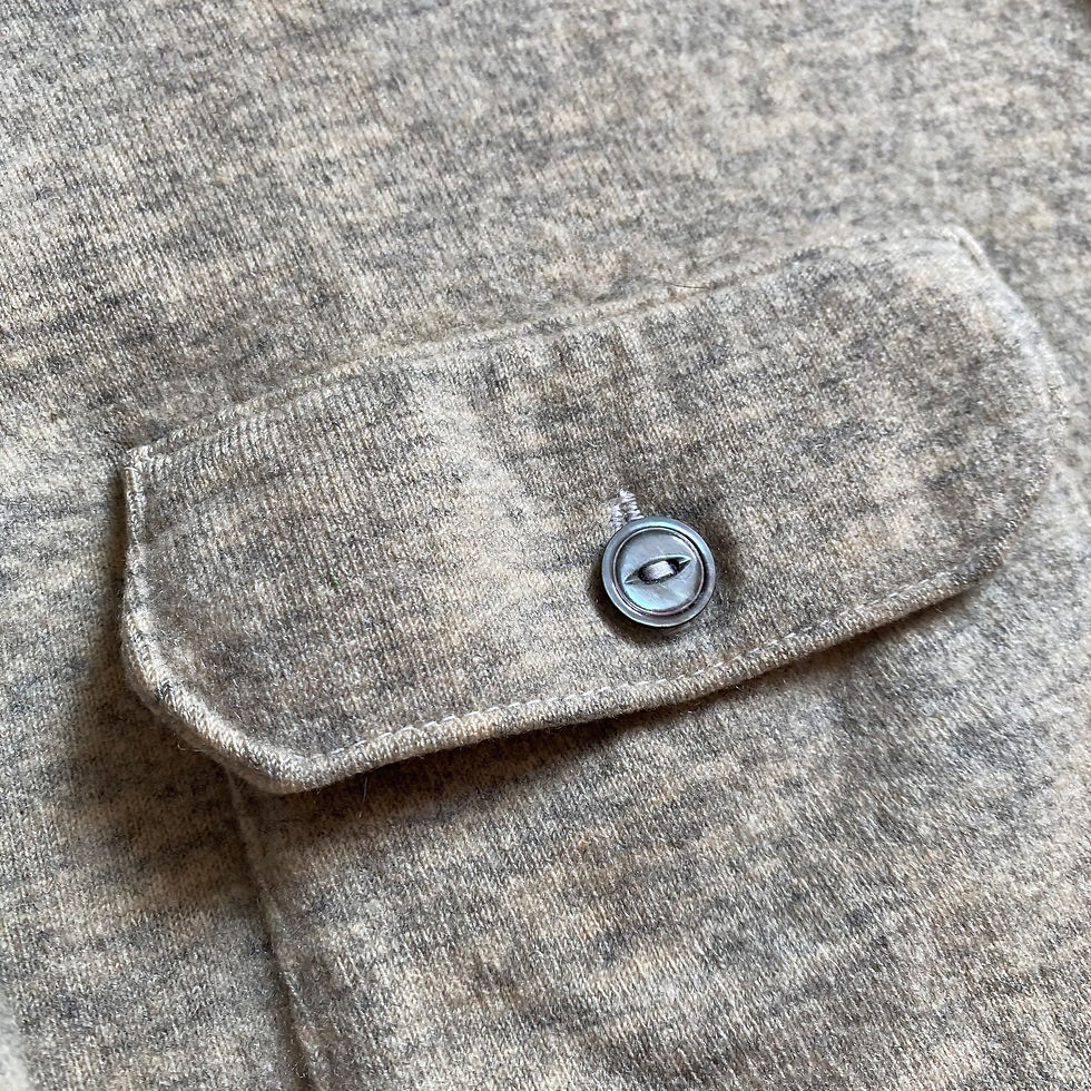 섬네일: 50’s THE SPINNAKER SHIRT QUARTER ZIP WOOL SHIRT