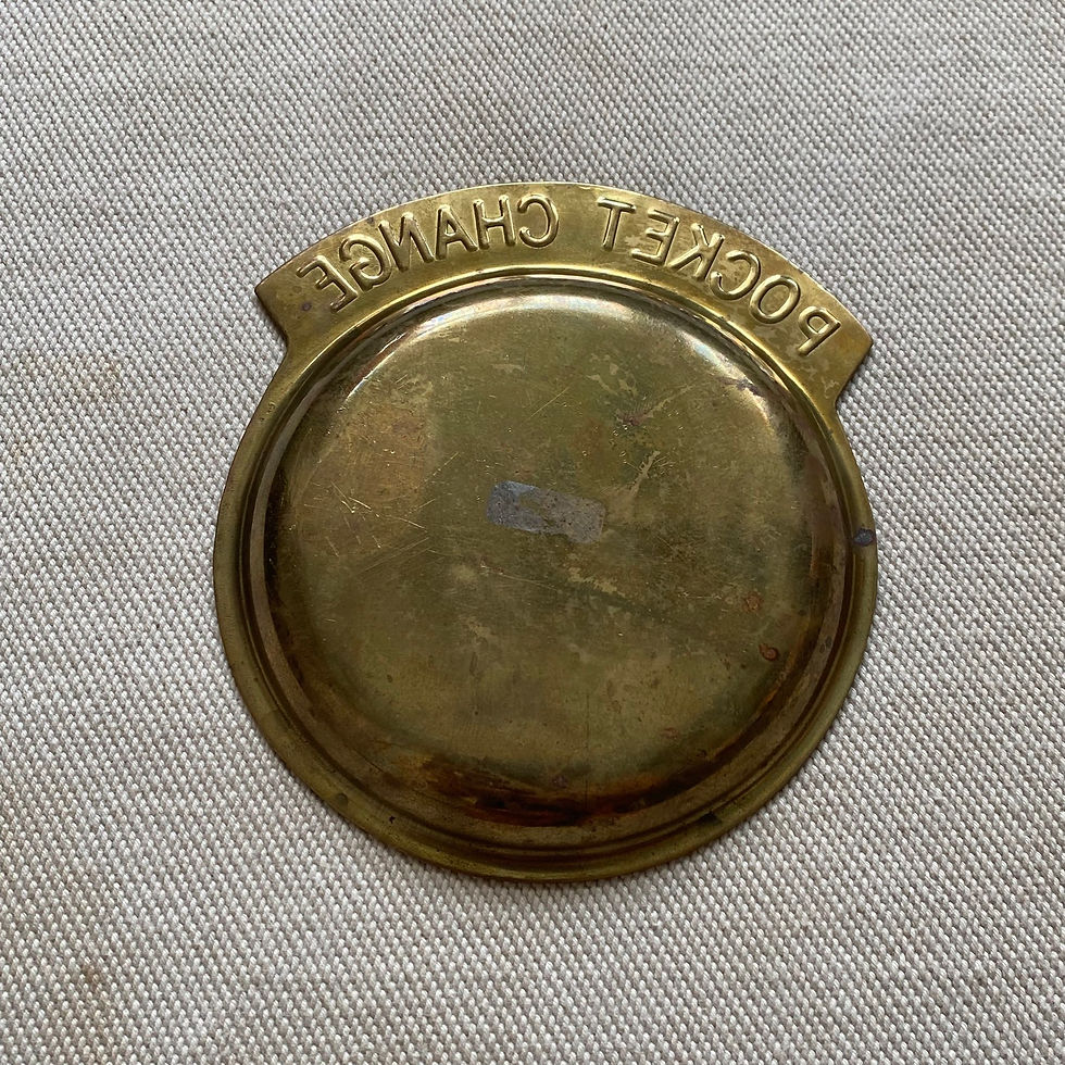 縮圖：OLD POCKET CHANGE BRASS TRAY