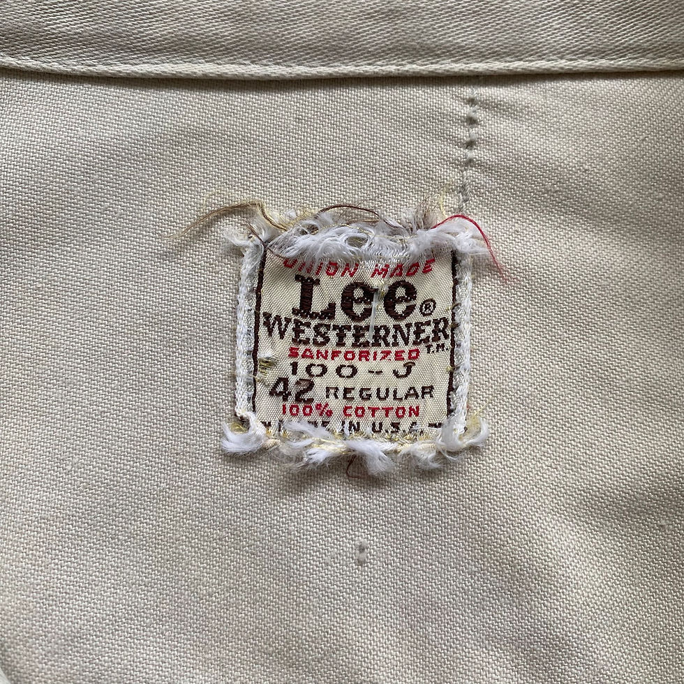 縮圖：60’s LEE WESTERNER 100-J JACKET