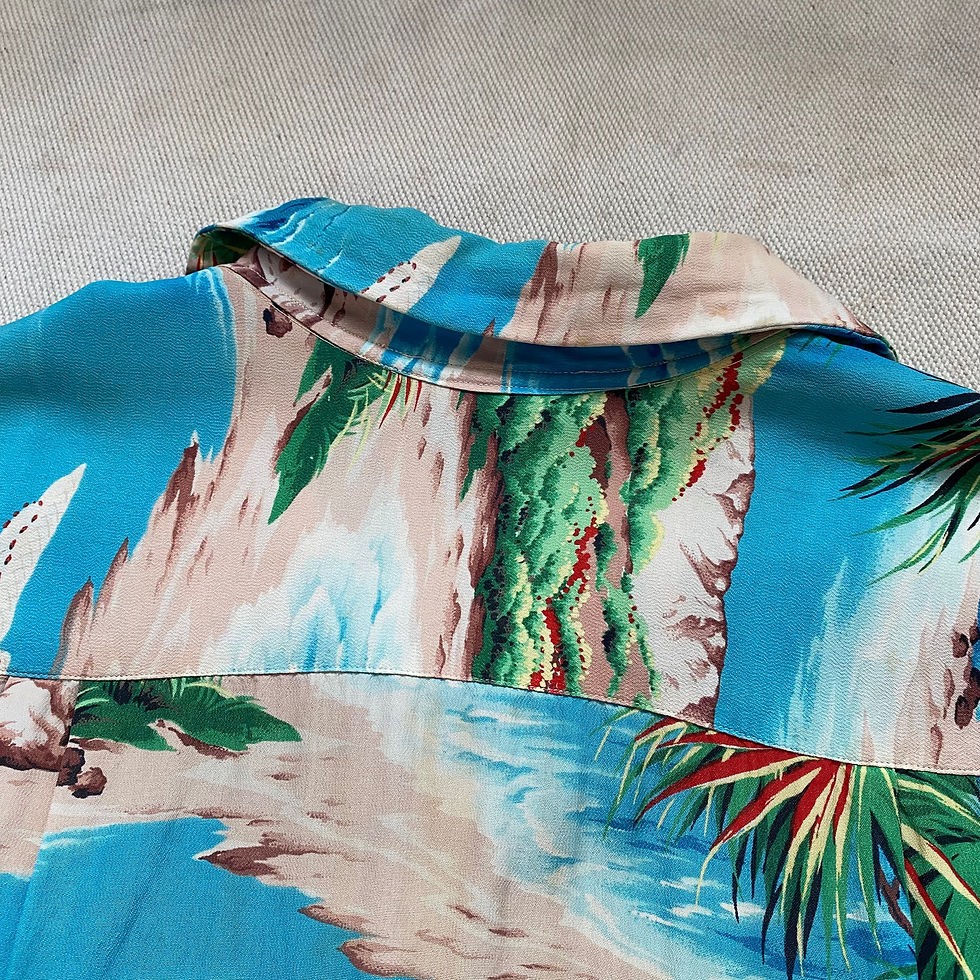 Thumbnail: 50’s PALI HAWAIIAN RAYON SHIRT 
