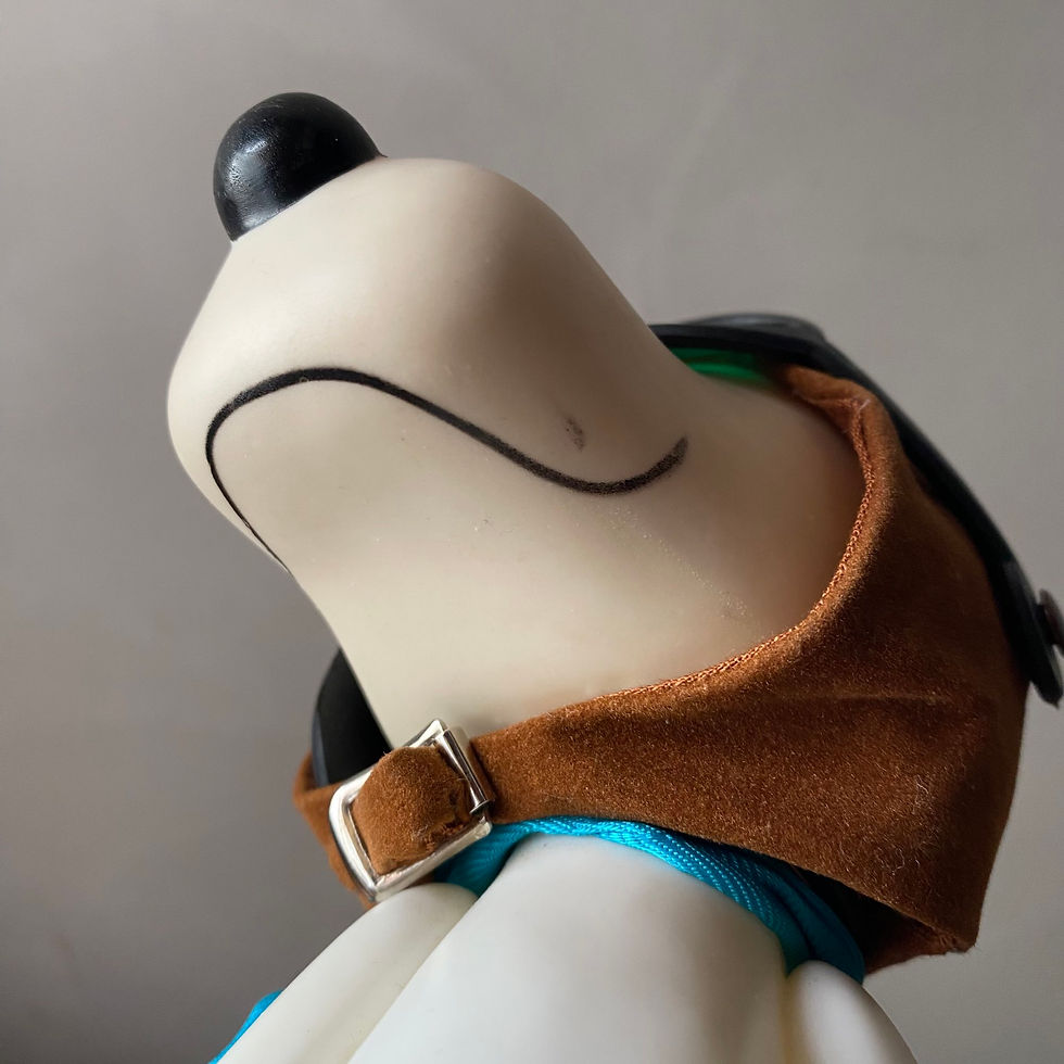 섬네일: 60’s PEANUTS POCKET DOLL SNOOPY FLYING ACE WITH AVIATOR HAT AND ORIGINAL BAGGED
