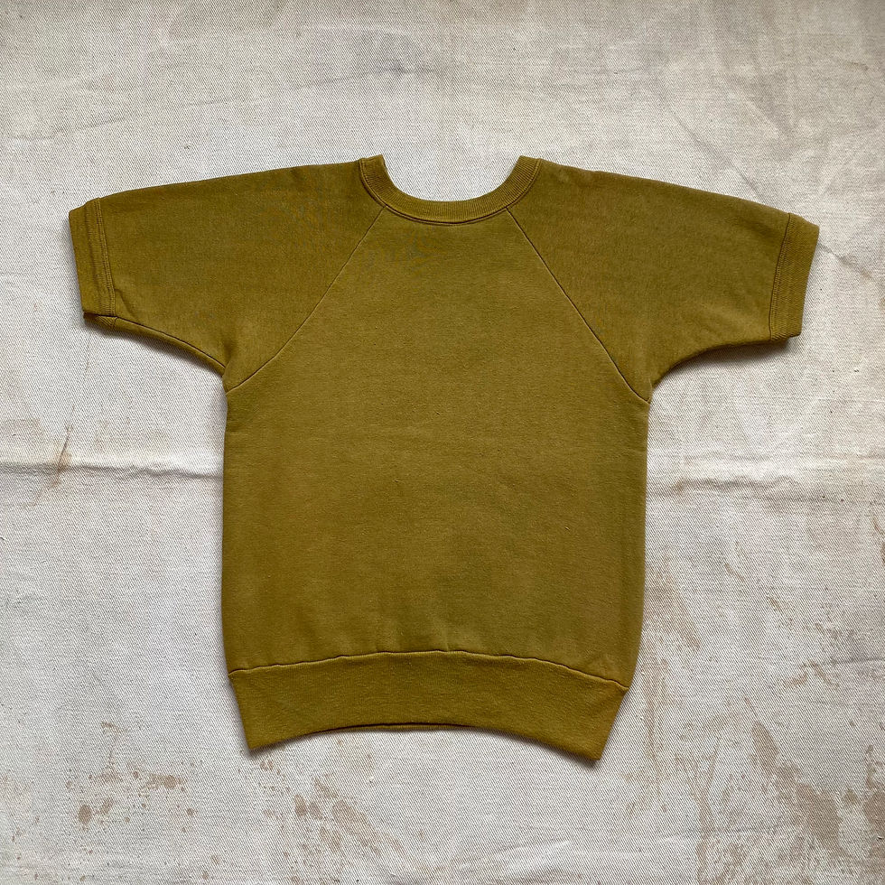 Miniaturbild: 60-70’s PLAIN SHORT SLEEVE SWEATSHIRT 