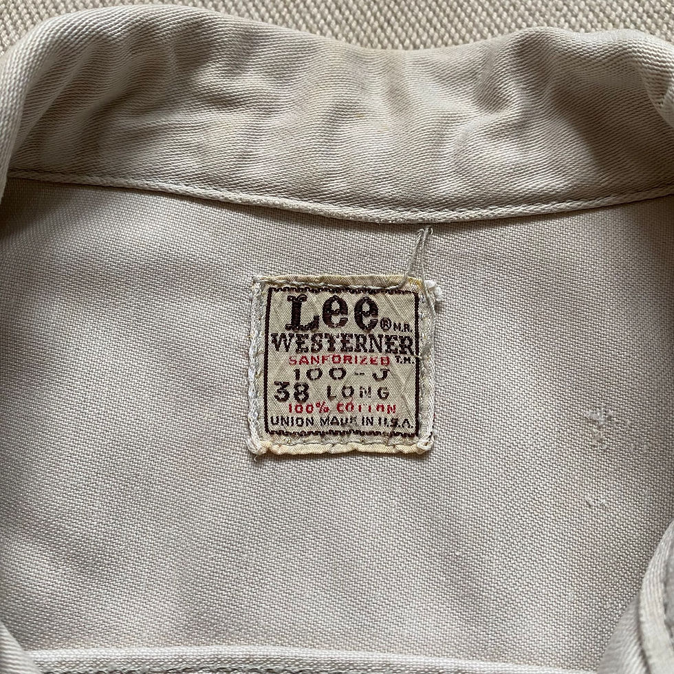 섬네일: 60’s LEE WESTERNER 100-J CUT OFF VEST