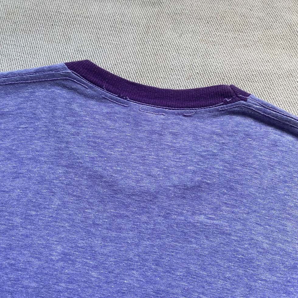 Miniaturbild: 70’s CHAMPION HARVARD FLOCK PRINT RINGER T-SHIRT