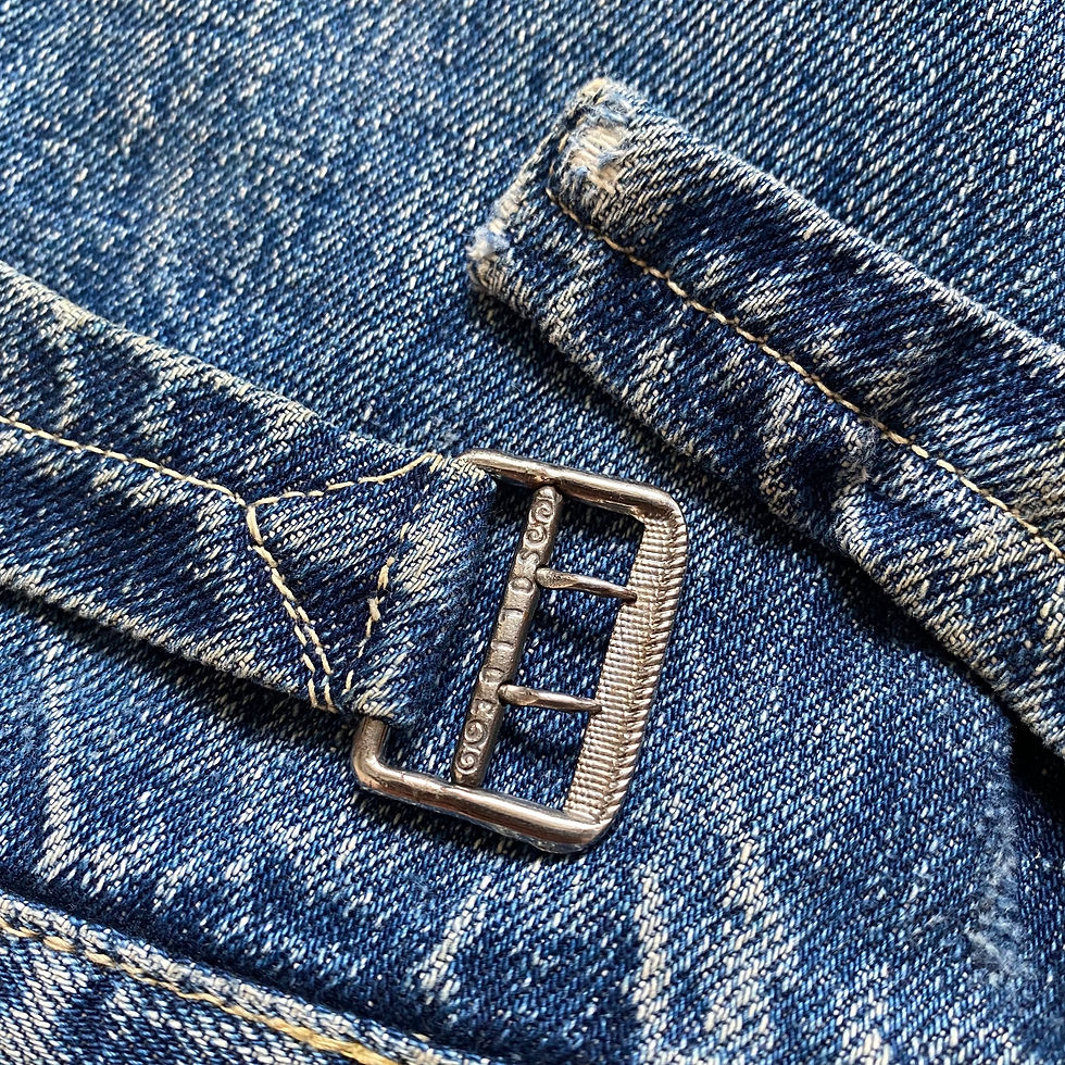 Thumbnail: 40’s LEVI’S 506 XX WITH NEDDLE CINCH BUCKLE DENIM JACKET