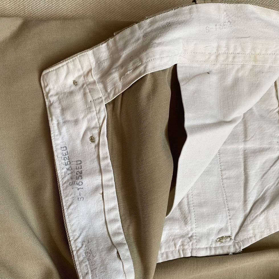 Miniaturbild: 50’s US ARMY KHAKI TROUSERS 