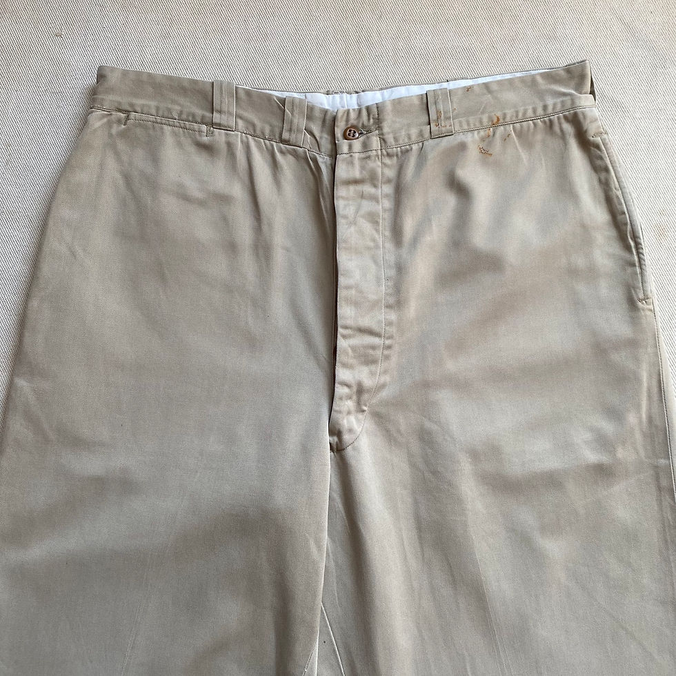 縮圖：50’s US ARMY KHAKI TROUSERS 