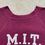 Thumbnail: 60’s UNKNOWN BRAND FLOCK PRINT M.I.T. SWEATSHIRT 