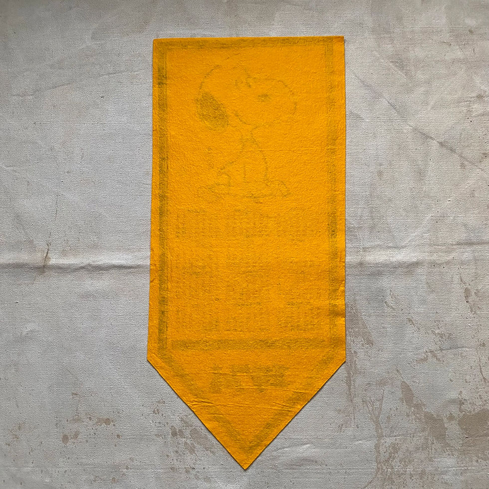 섬네일: 1974 SNOOPY FELT BANNER