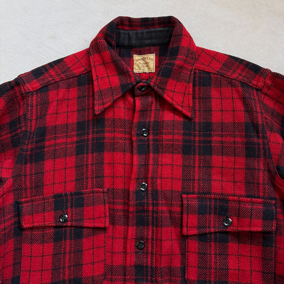 섬네일: 50’s J.C.PENNEY SPORTCLAD WOOL SHIRT