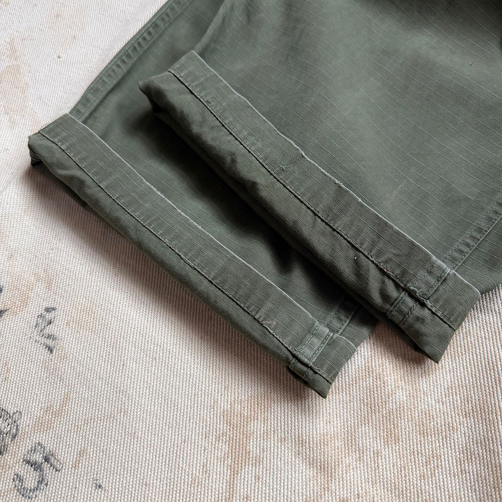 Thumbnail: 60’s US ARMY JUNGLE FATIGUE TROUSERS