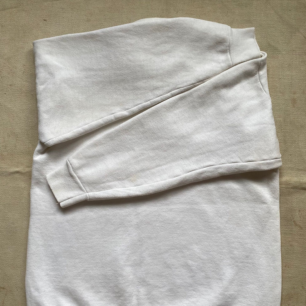 섬네일: 60’s HUSKEE QUARTER ZIP FLOCK PRINT SWEATSHIRT
