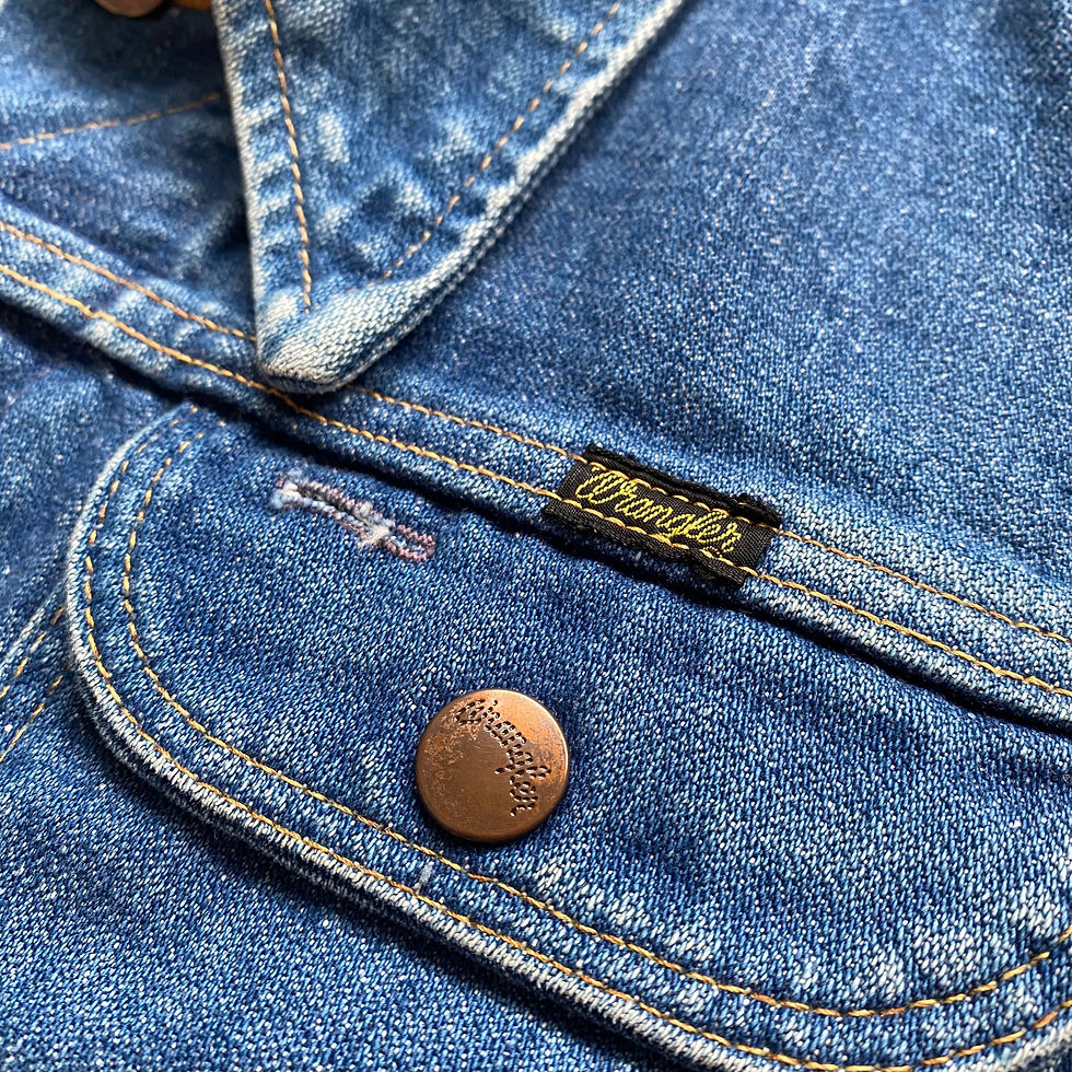 Thumbnail: 70’s WRANGLER 124MJ DENIM JACKET MADE IN USA 