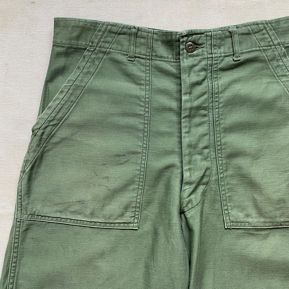 Miniaturbild: 60’s US ARMY UTILITY CUT OFF SHORTS EARLY MODEL