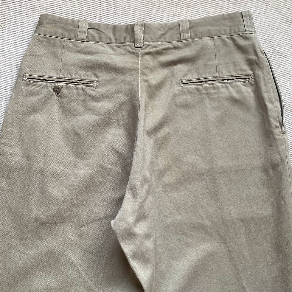 섬네일: 70’s US ARMY KHAKI TROUSERS 