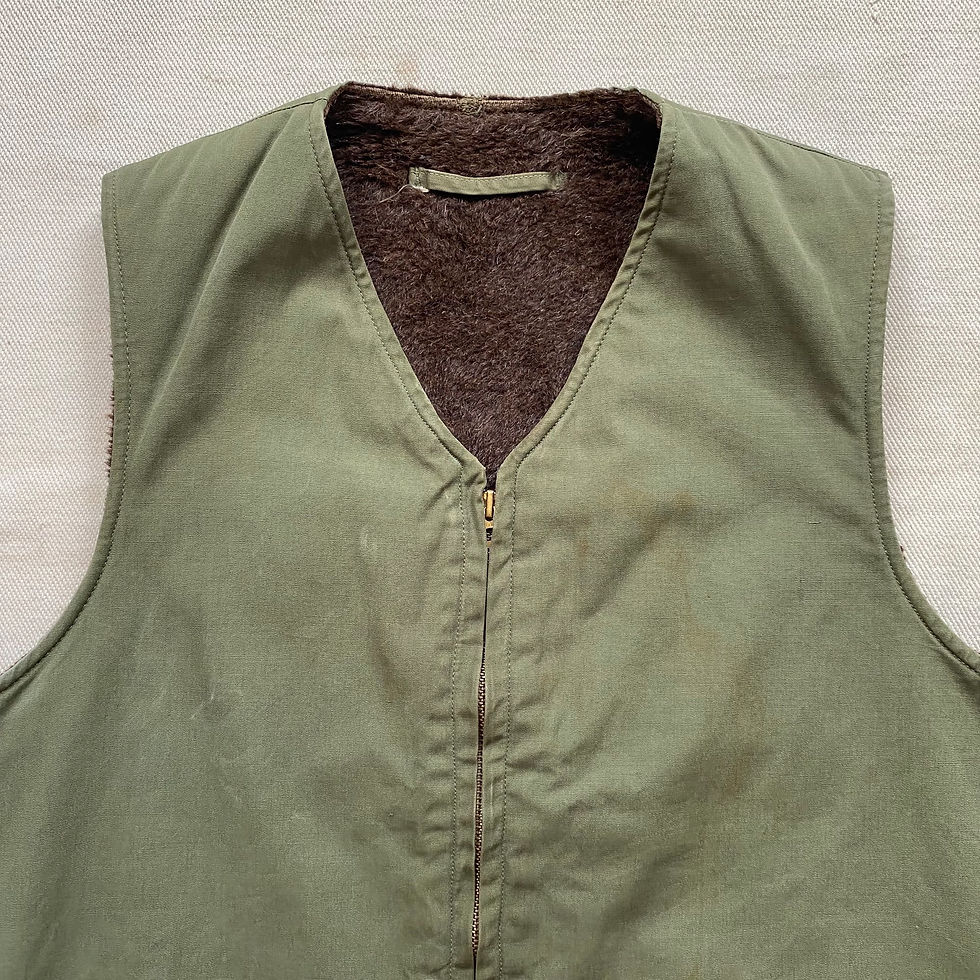 Miniaturbild: 40’s US NAVY ALPACA LINED DECK VEST