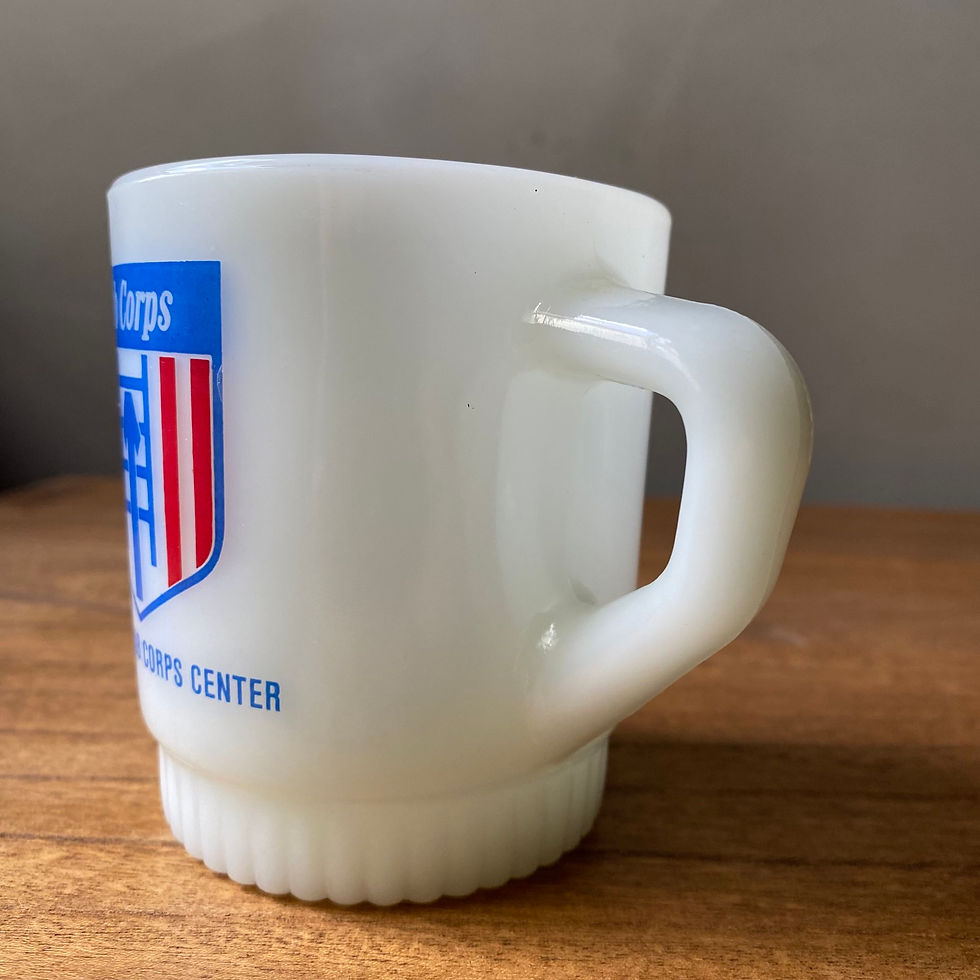縮圖：70’s FIRE KING “JOB CORPS” MUG MADE IN U.S.A.