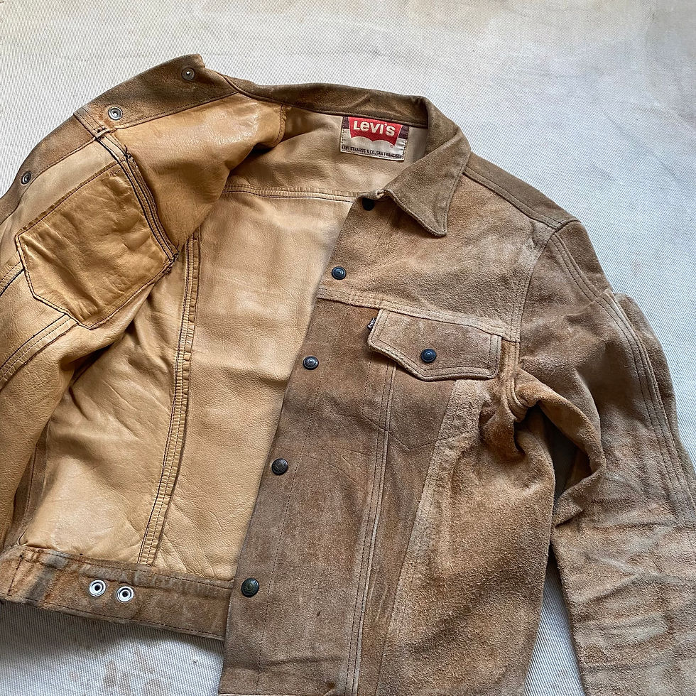 섬네일: LATE 60’s - EARLY 70’s LEVI’S 70505 BIG E SUEDE JACKET